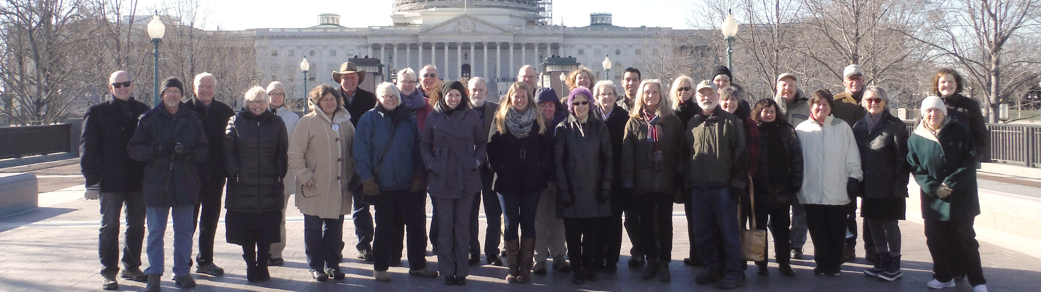 Group in front of the Capitol